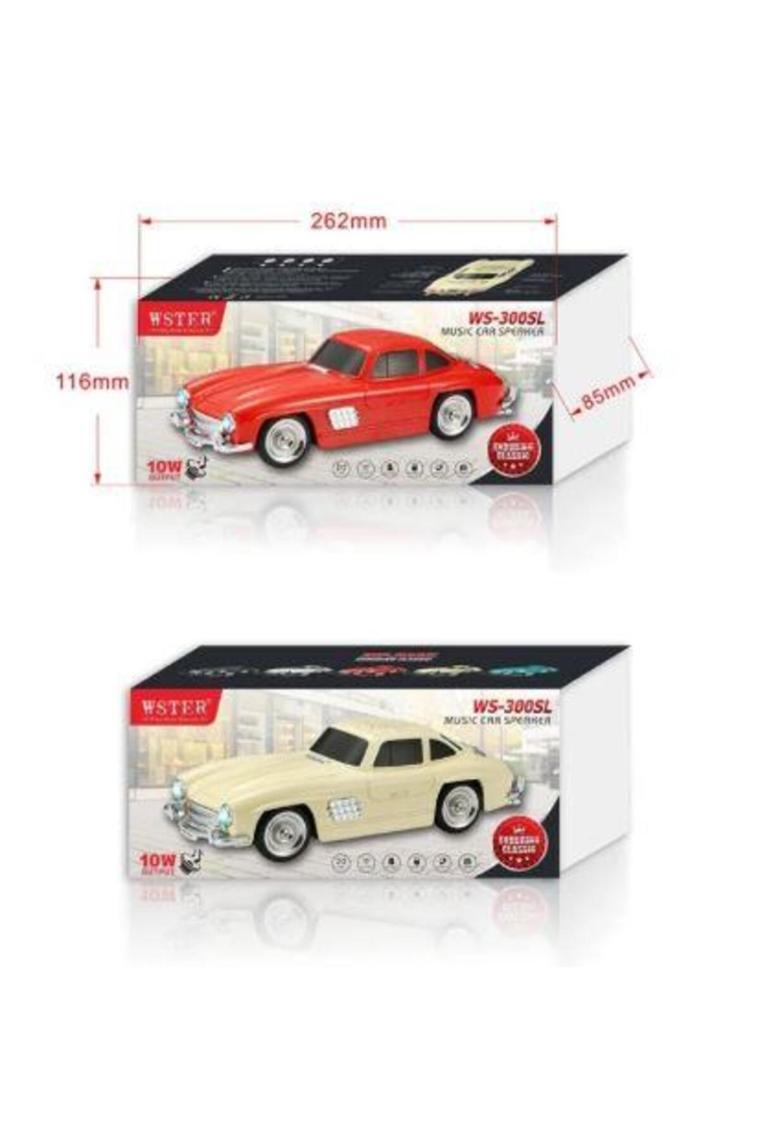 Ultratekno WS-300SL Klasik Benz Model 10W Bluetooth Hoparlör Fm Radyo USB Tf Aux Destekli Speaker