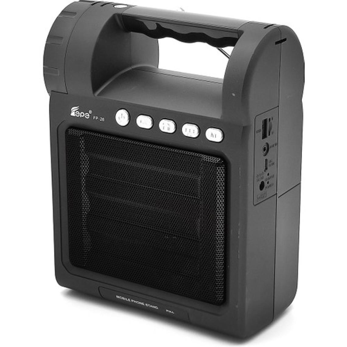 Magicvoice Fepe Fp-26 Taşınabilir Bluetooth Hoparlör Usb/sd/fm/bt/aux/el Feneri