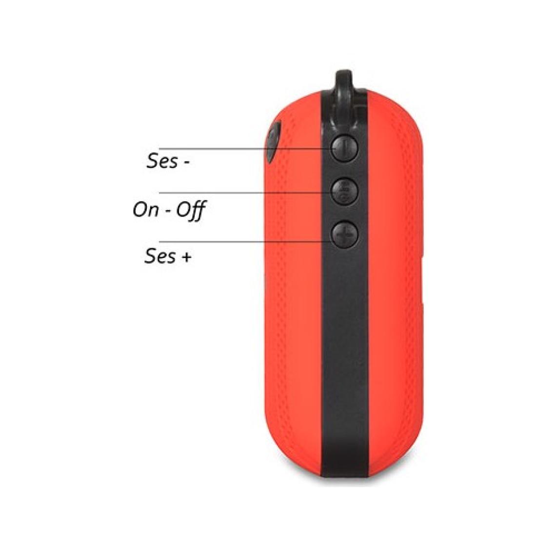 Mikado MD-22BT Kırmızı Bluetooth Hoparlör