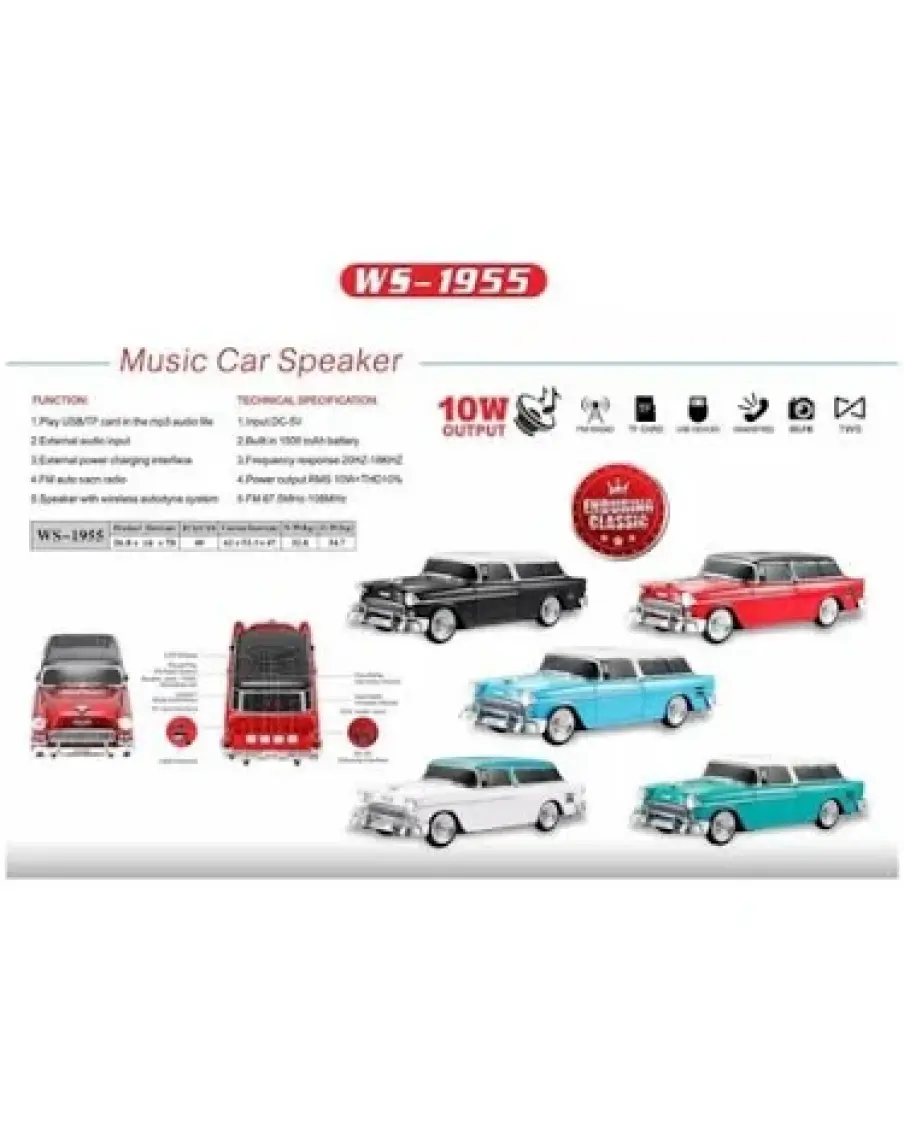 Koçak Elektronik WS-1955 Araba Bluetooth Hoparlör