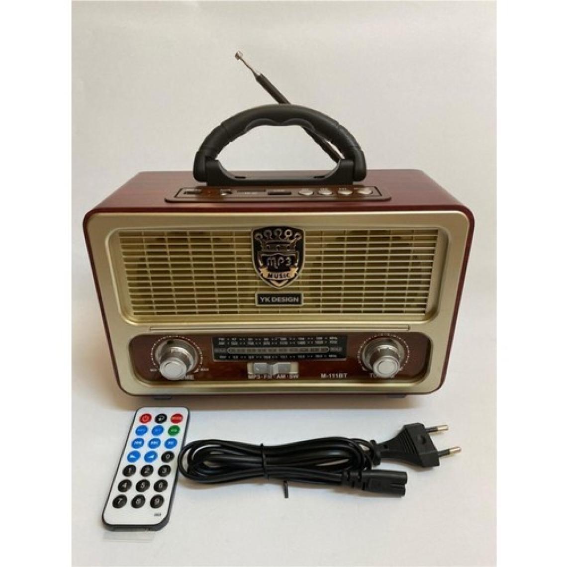 Paleon Nostalji Radyo Bluetoothlu Kumandalı USB