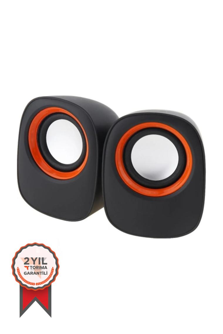 Magicvoice D-05A Mini 5 Watt Aux 2.0 Multimedia 1+1 USB Speaker - Hoparlör