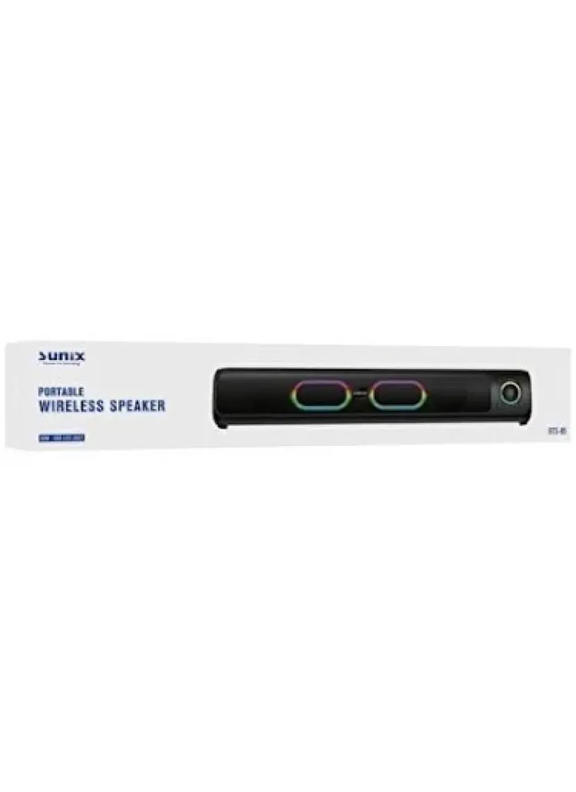 Sunix 1800 Mah Portable 60W Rgb LED Işıklı Bluetooth Hoparlör Bts-85