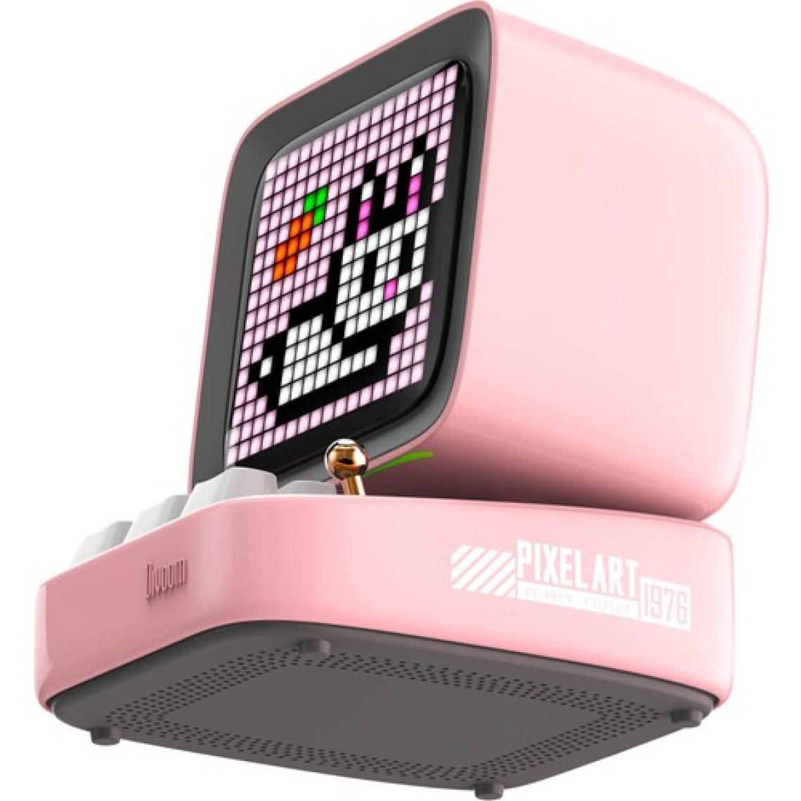 Divoom Ditoo Pro Piksel Ekranlı Pembe Bluetooth Hoparlör