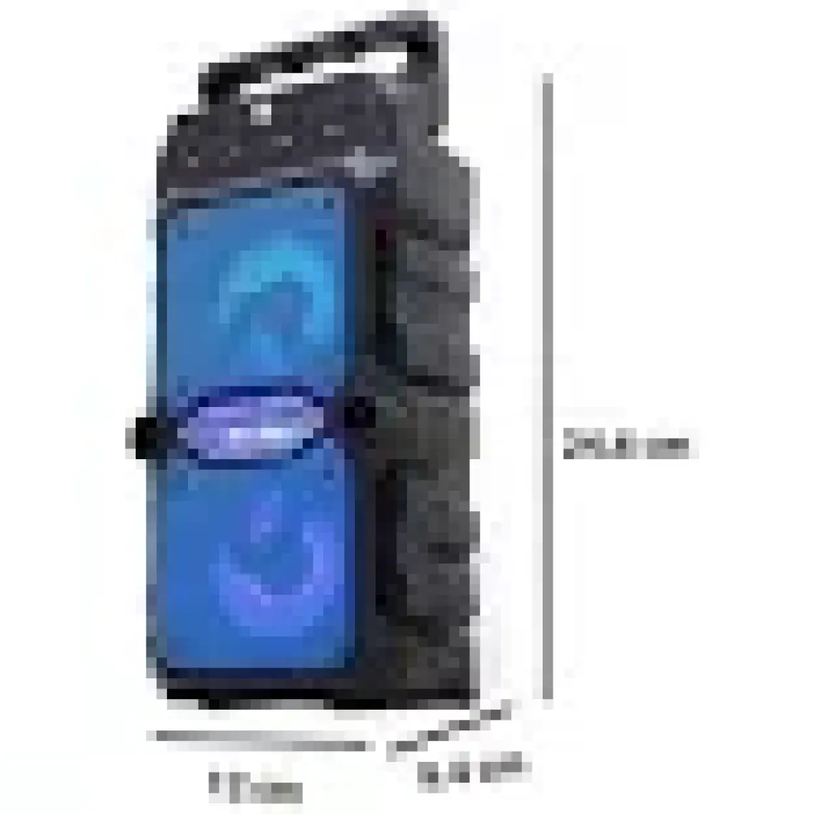 Polygold GTS-1571 Rgb Işıklı Mikrofonlu Outdoor Parti Hoparlörü Bluetooth Hoparlör 3x2'' Kablosuz Speaker