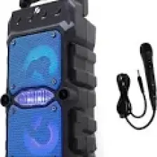 Polygold GTS-1571 Rgb Işıklı Mikrofonlu Outdoor Parti Hoparlörü Bluetooth Hoparlör 3x2'' Kablosuz Speaker