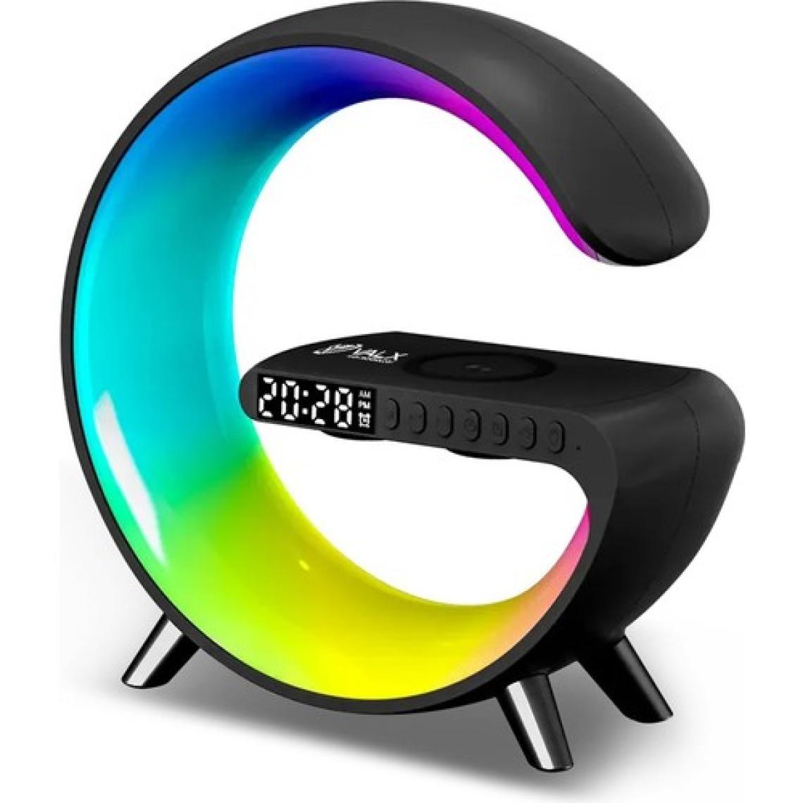 Valx Rgb Çalar Saatli Gece Lambası Fonksiyonlu Bt Destekli Çağrı Cevaplayabilen Hoparlör (G-500B) Siyah