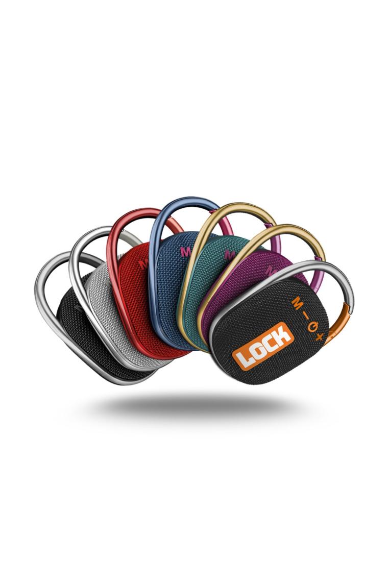 Powerway Lock Bluetooth Hoparlör Gümüş