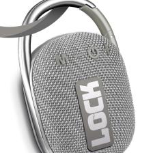 Powerway Lock Bluetooth Hoparlör Gümüş