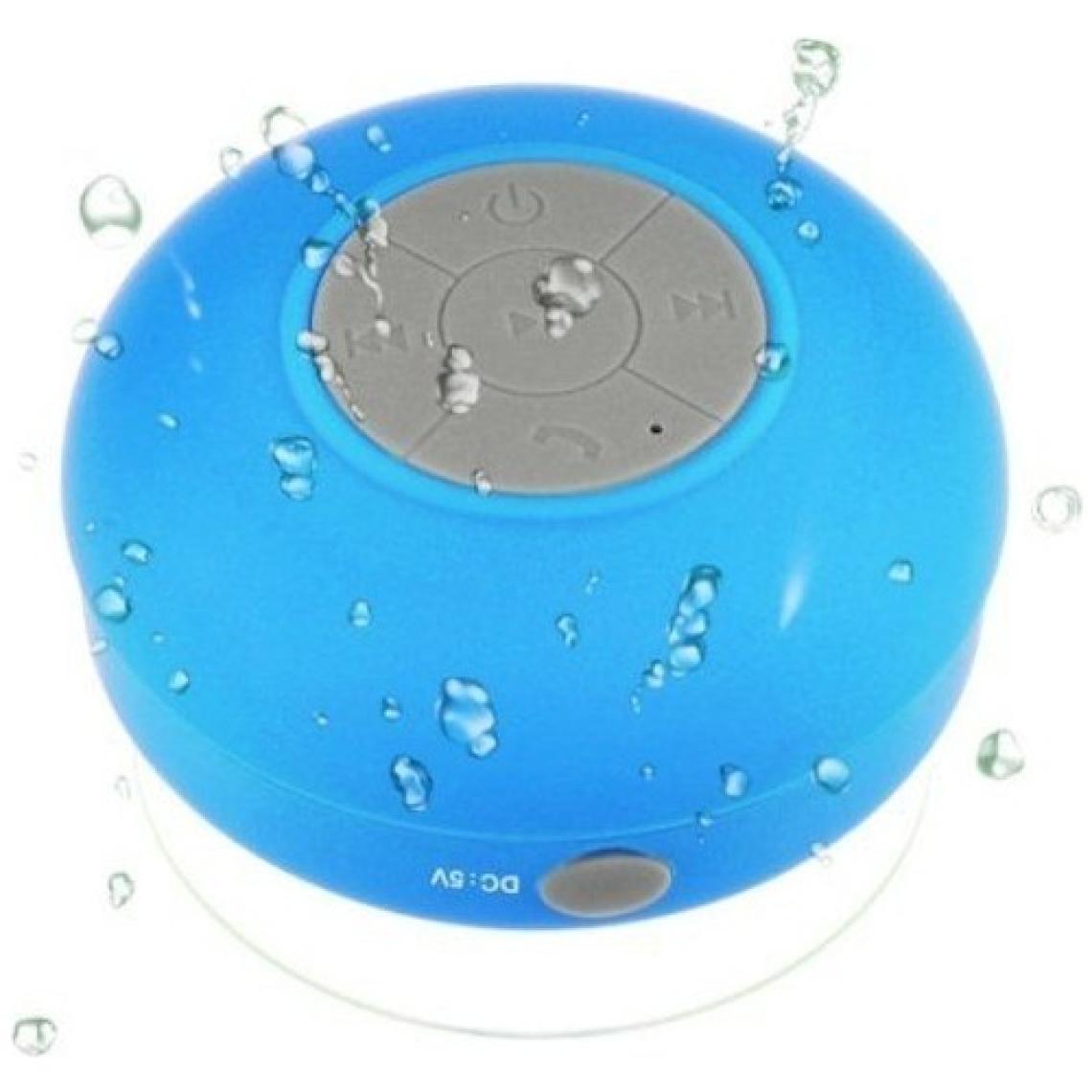 Diwu Su Geçirmez Mini Bluetooth Duş Hoparlörü (Mavi)