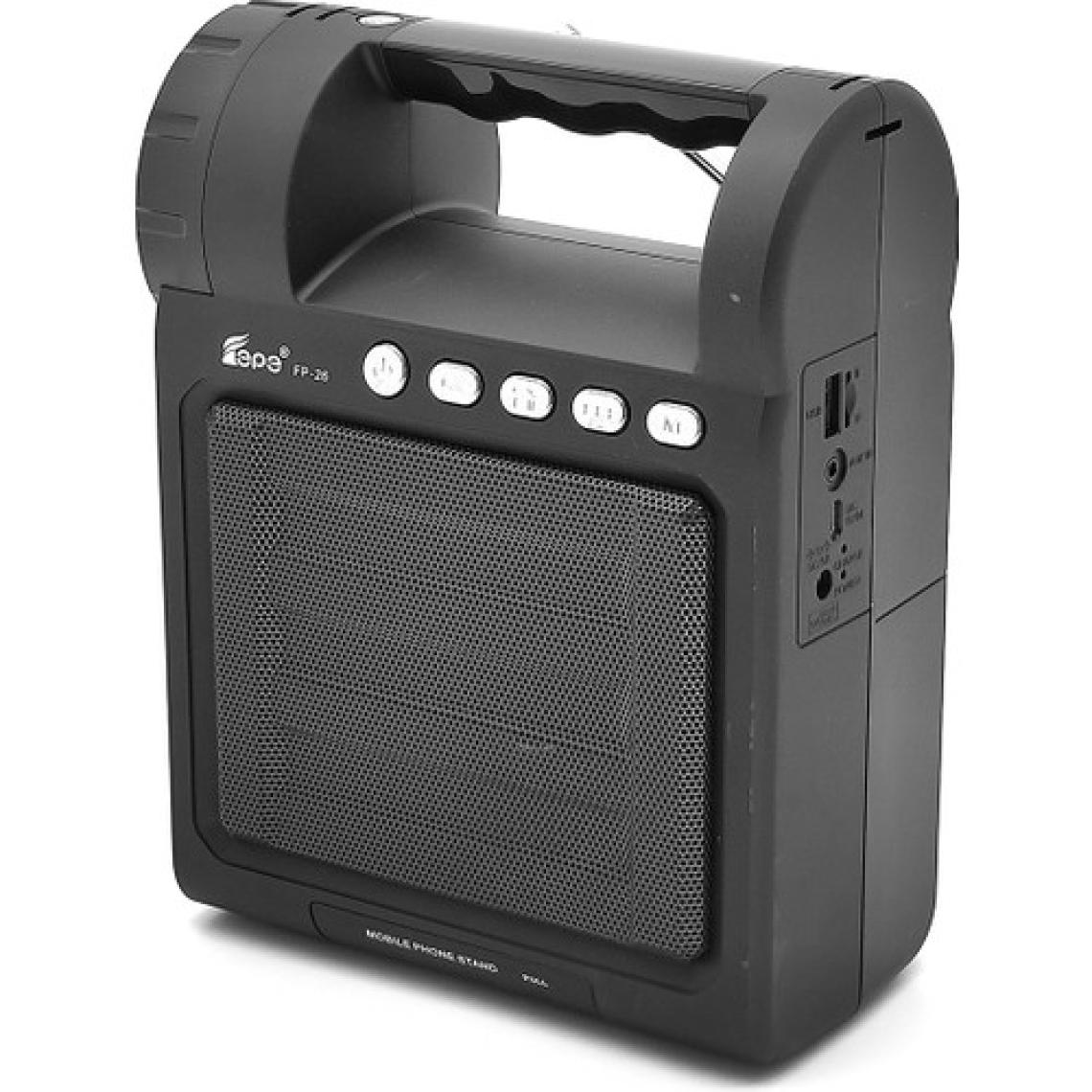 Magicvoice Fepe Fp-26 Taşınabilir Bluetooth Hoparlör Usb/sd/fm/bt/aux/el Feneri