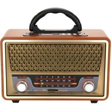 Koçak Elektronik Nostaljik Radyo M-157BT Retro Radyo Şarjlı - Kumandalı Usb/sd/mp3/bluetooth