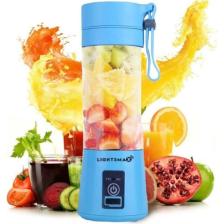 Portatif TAŞINABILIR380 ml USB Şarjlı Mavi El Blender
