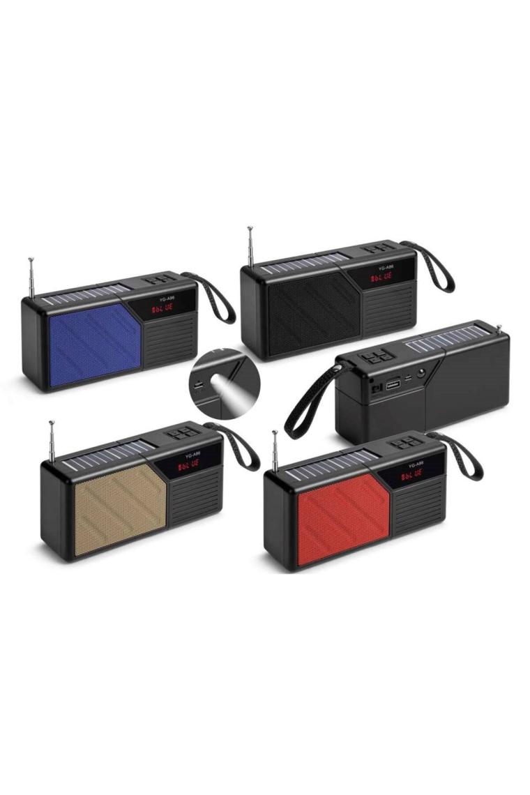 Concord YGA86 Solar Güneş Enerji Fm Radyo Fenerli Bluetooth Hoparlör