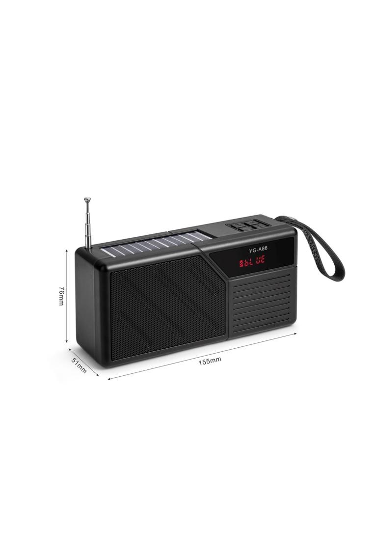 Concord YGA86 Solar Güneş Enerji Fm Radyo Fenerli Bluetooth Hoparlör