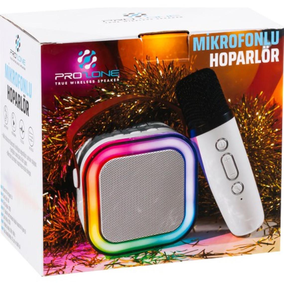 Prozone Karaoke Mikrofonlu Hoparlör
