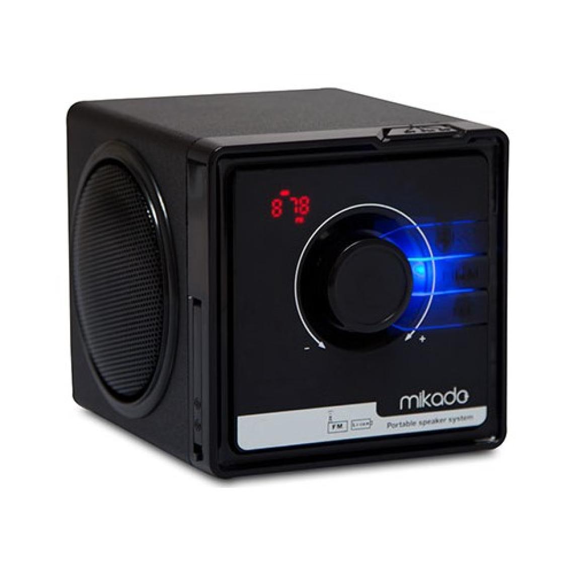 Mikado Bt-236 3W+3W Siyah Sd+Mmc+Fm Destekli Bluetooth Müzik Kutusu