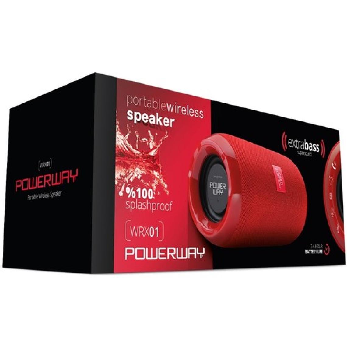 Powerway WRX01 10 W Bluetooth Hoparlör Siyah