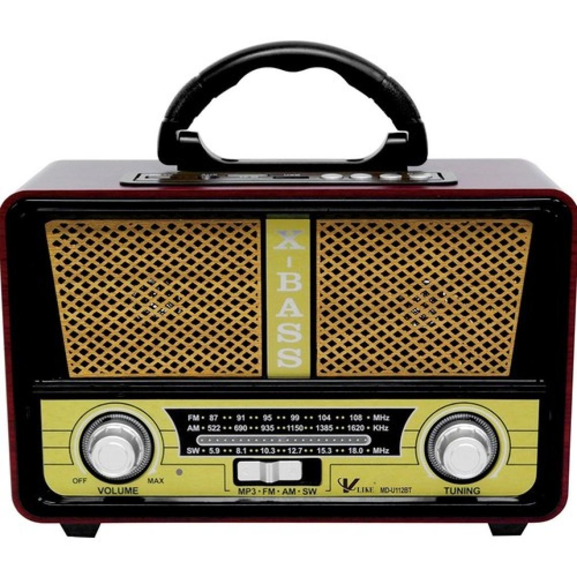 Özka Vlike M-U112BT Fm Bluetooth Hoparlör - Siyah
