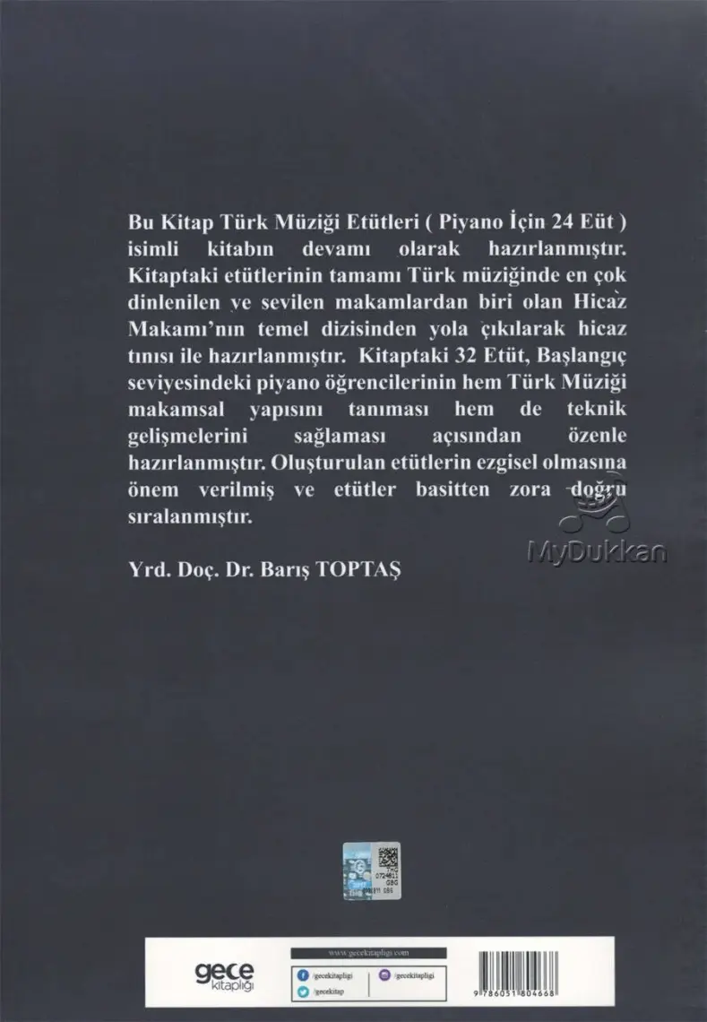 Piyano İçin Türk Müziği Etütleri 2