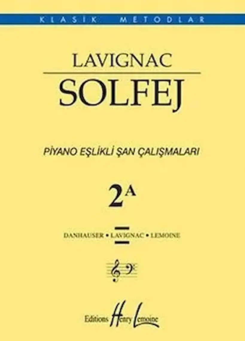 Lavignac Solfej 2A - Danhauser