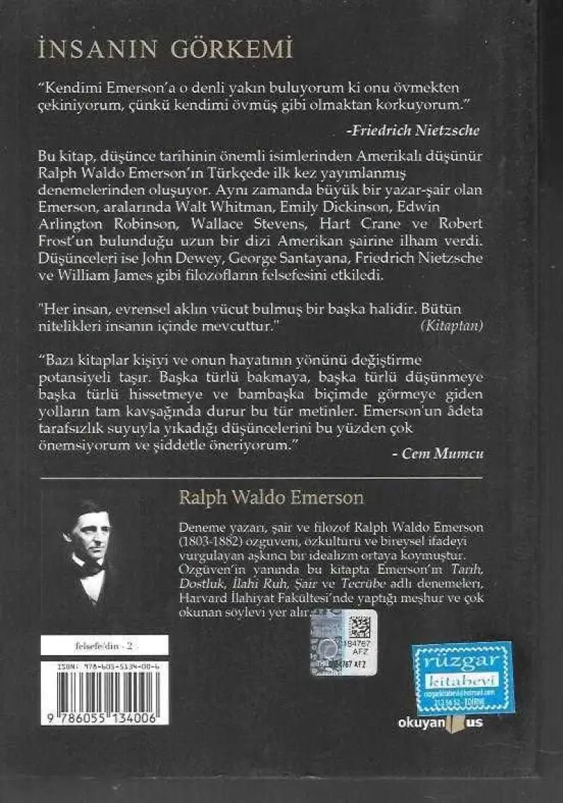 İnsanın Görkemi - Ralph Waldo Emerson
