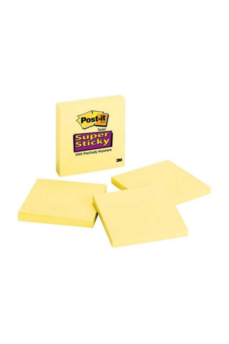654-cyss Super Sticky Not Kanarya Sarısı 90 Yaprak 76x76 Mm