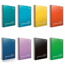 60 Yaprak A4 Fresco Spiralli Plastik Kapak Kareli Defter 4931