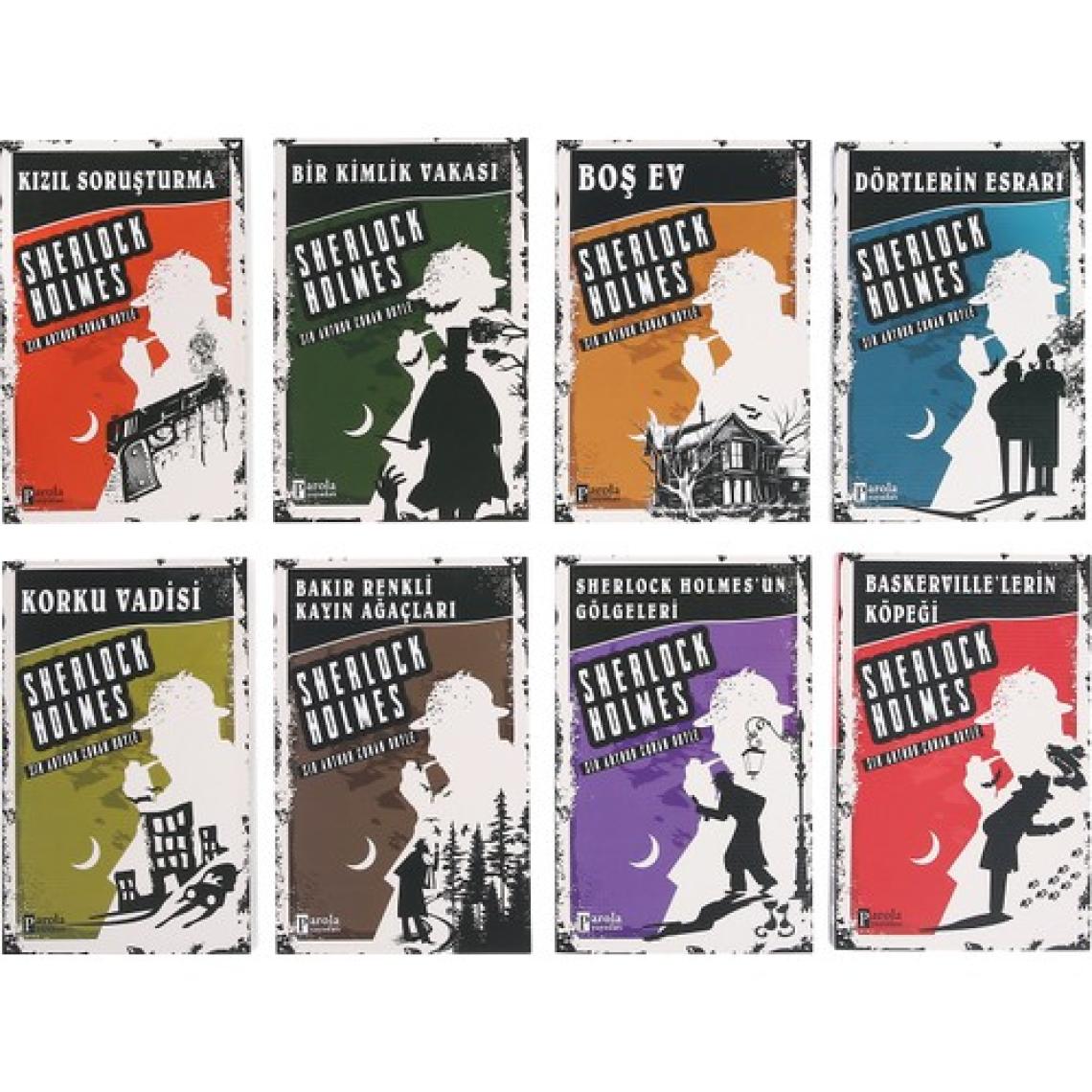 Sherlock Holmes: Kızıl Soruşturma - Sherlock Holmes: Bir Kimlik Vakası - Sherlock Holmes: Boş Ev - Sherlock Holmes: Dörtlerin Esrarı - 8 Kitap - Sır Arthur Conan Doyle