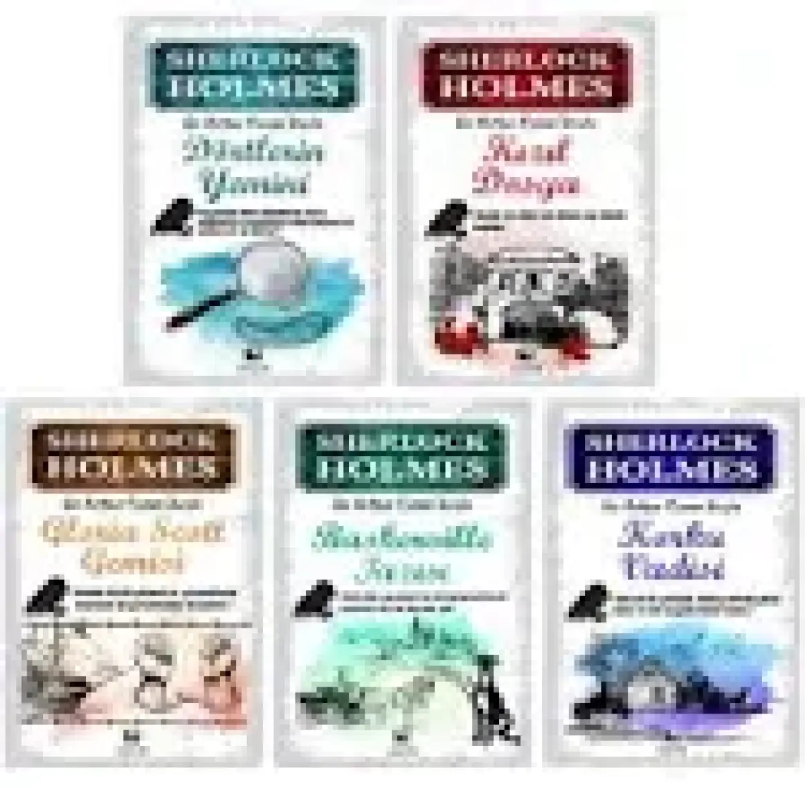 Sherlock Holmes Seti 5 Kitap - Sir Arthur Conan Doyle