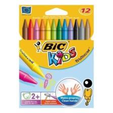 12 Renk Silinebilir Mum Pastel Boya