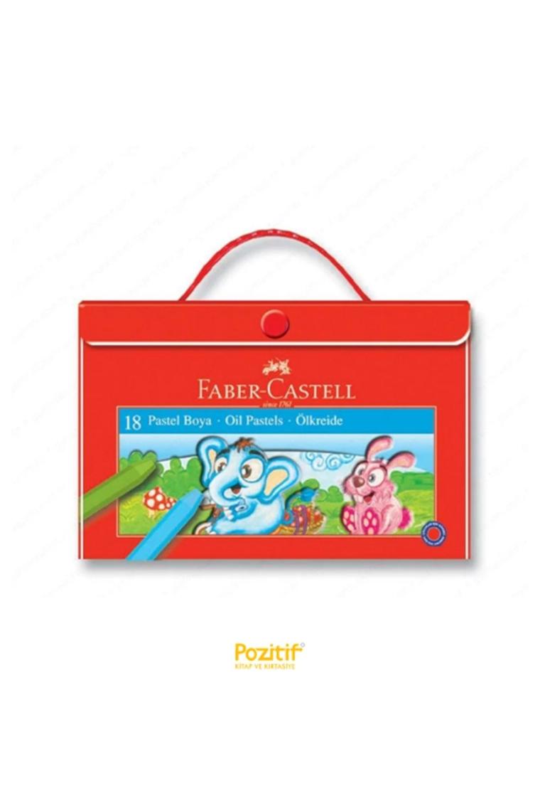 Plastik Çantalı Tutuculu Pastel Boya 18 Renk