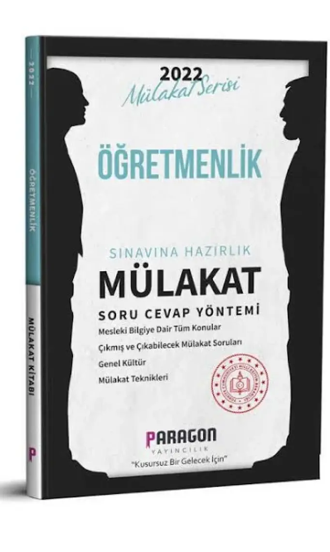 2021 - Paragon Yayıncılık Öğretmenlik Çıkmış Sorularla Mülakat Kitabı