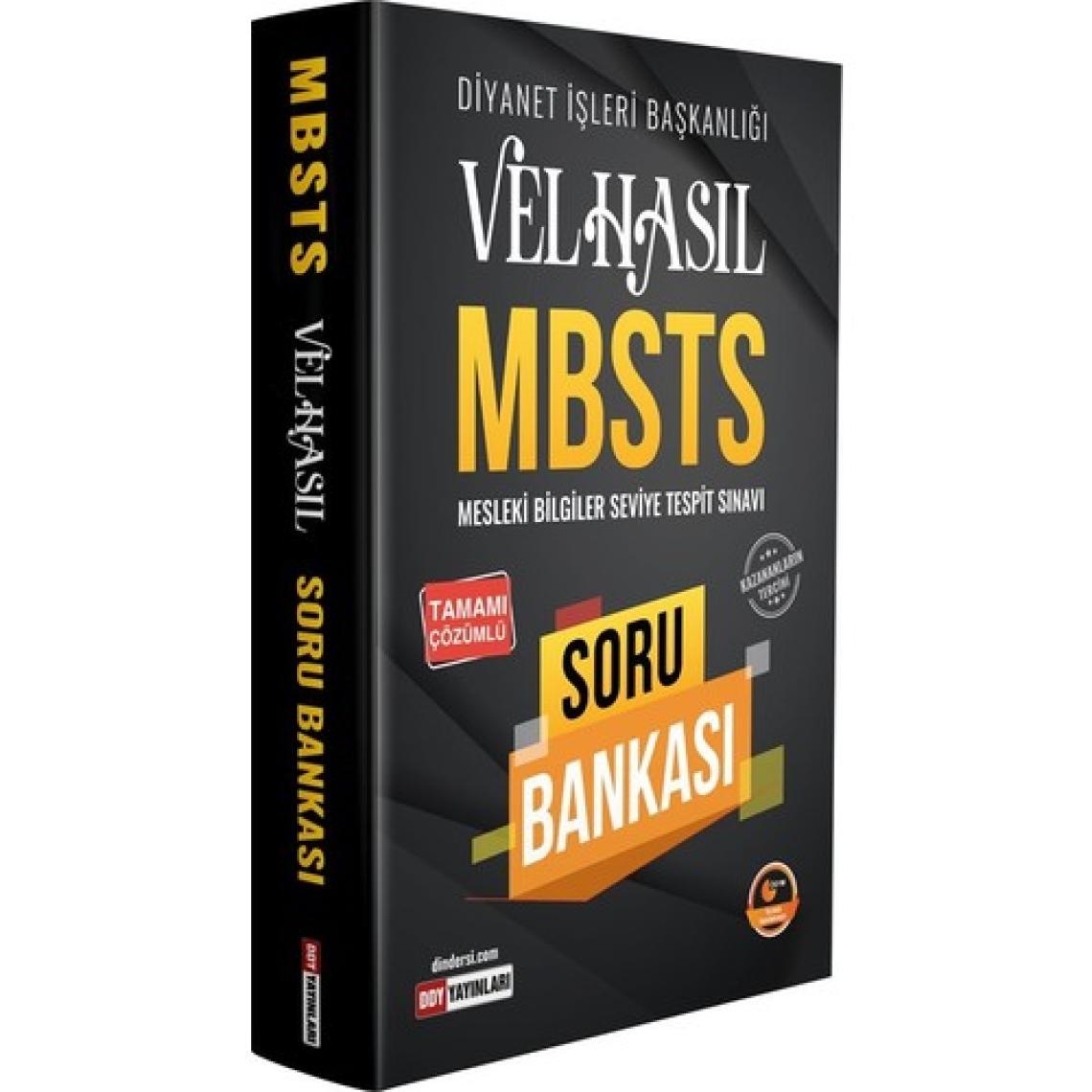 Ddy Yayınları Velhasıl Mbsts Tamamı Çözümlü Soru Bankası