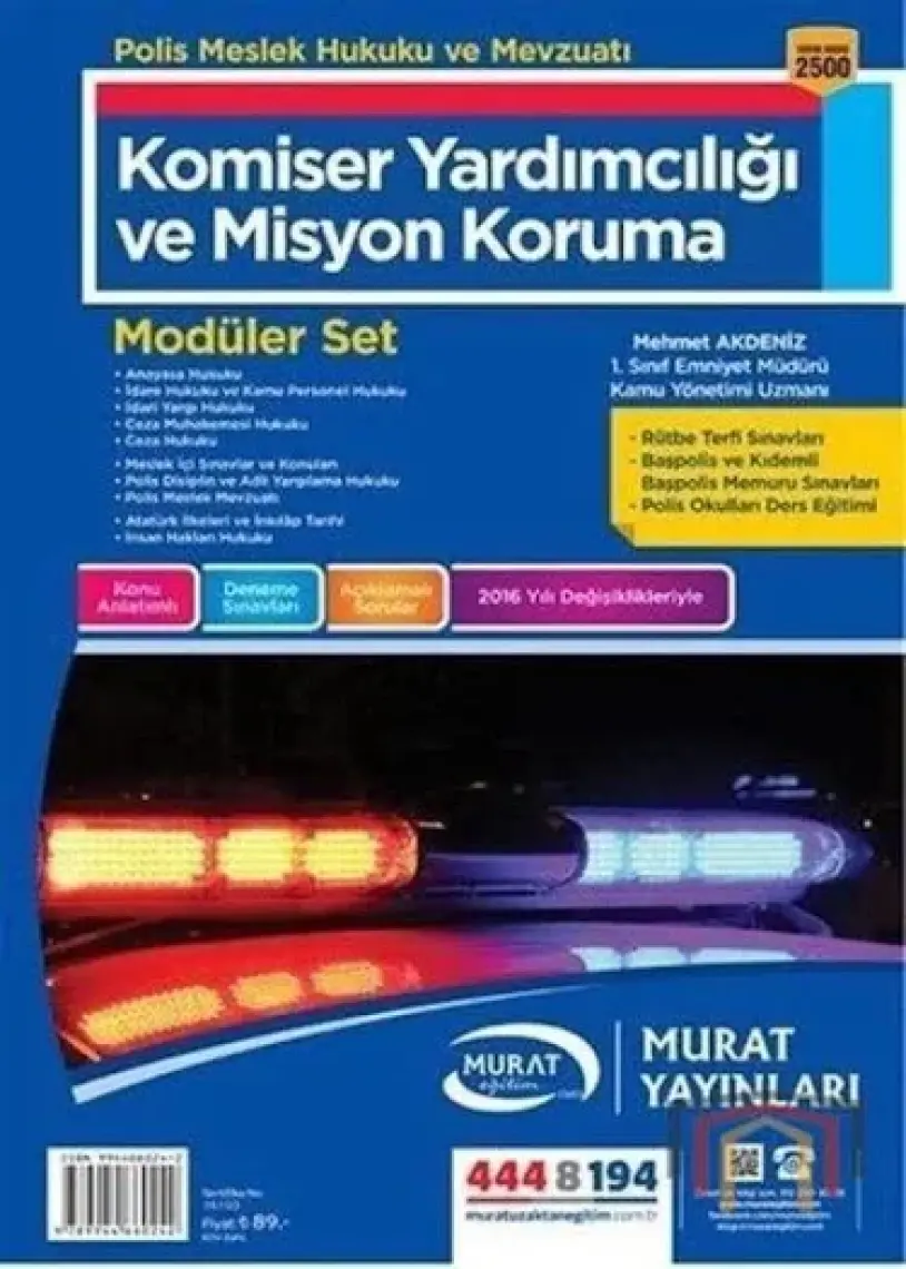 Murat Yayınları Modüler Set Polis Meslek Hukuku ve Mevzuatı