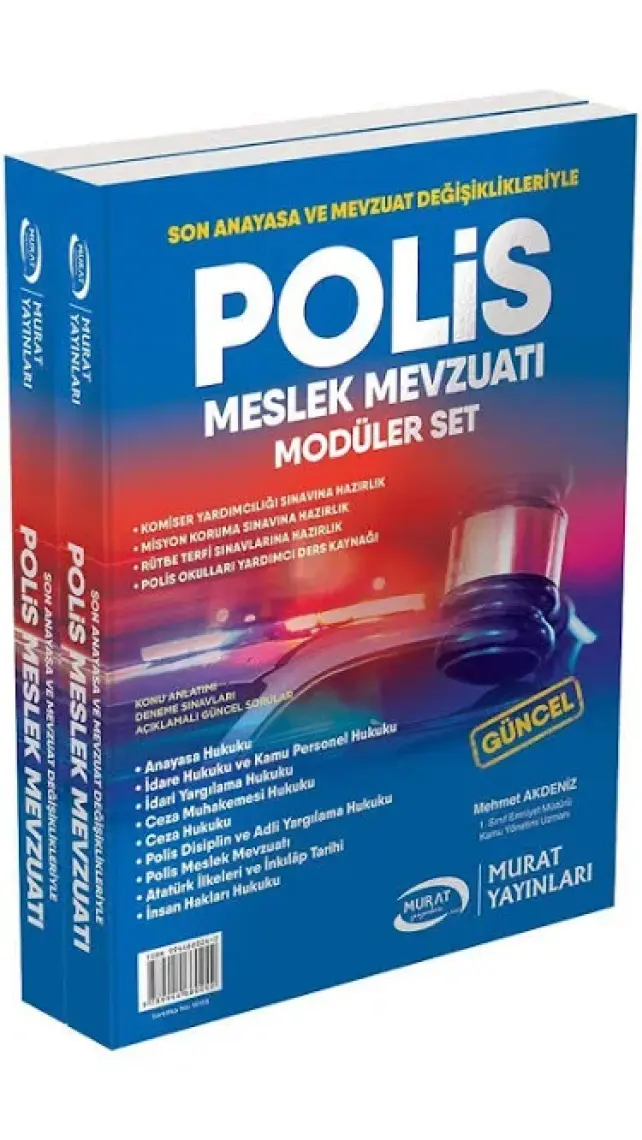 Murat Yayınları Modüler Set Polis Meslek Hukuku ve Mevzuatı