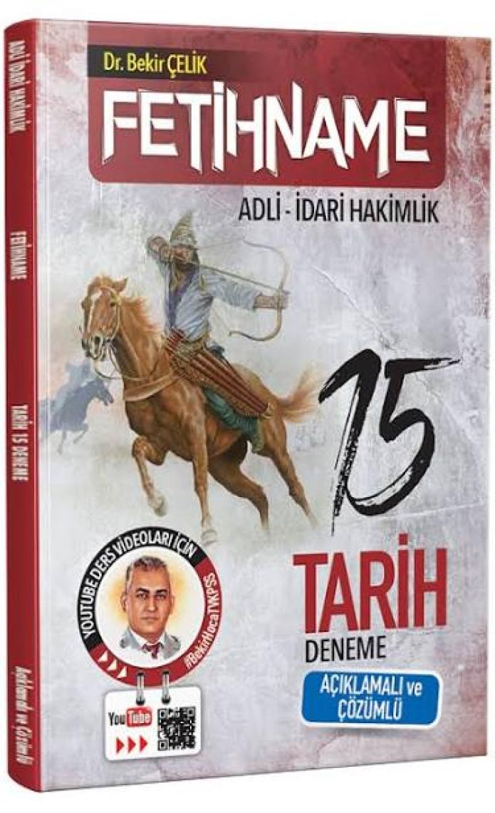 Bekir Çelik Adli Idari Hakimlik Fetihname Tarih 15 Deneme Çözümlü 2021