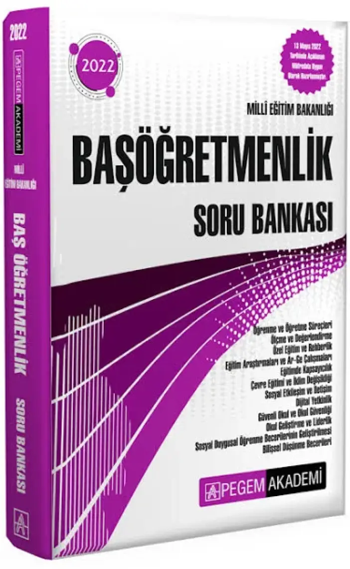 Pegem Akademi Yayıncılık 2022 Milli Eğitim Bakanlığı Başöğretmenlik Soru Bankası