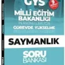 Yediiklim Yayınları 2023 GYS Millî Eğitim Bakanlığı Personelleri Için Görevde Yükselme Saymanlık Soru Bankası