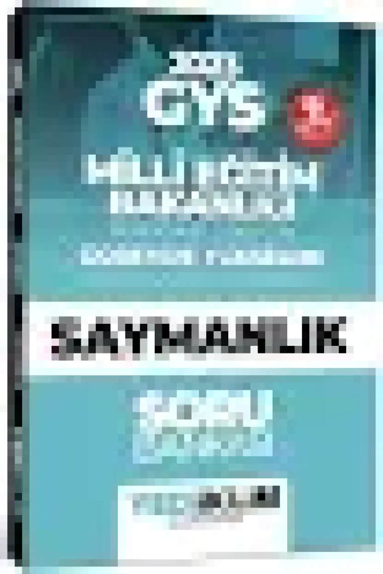 Yediiklim Yayınları 2023 GYS Millî Eğitim Bakanlığı Personelleri Için Görevde Yükselme Saymanlık Soru Bankası