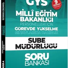 Yediiklim Yayınları 2023 Gys Millî Eğitim Bakanlığı Personelleri Için Görevde Yükselme Sınavlarına Hazırlık Şube Müdürlüğü Soru Bankası