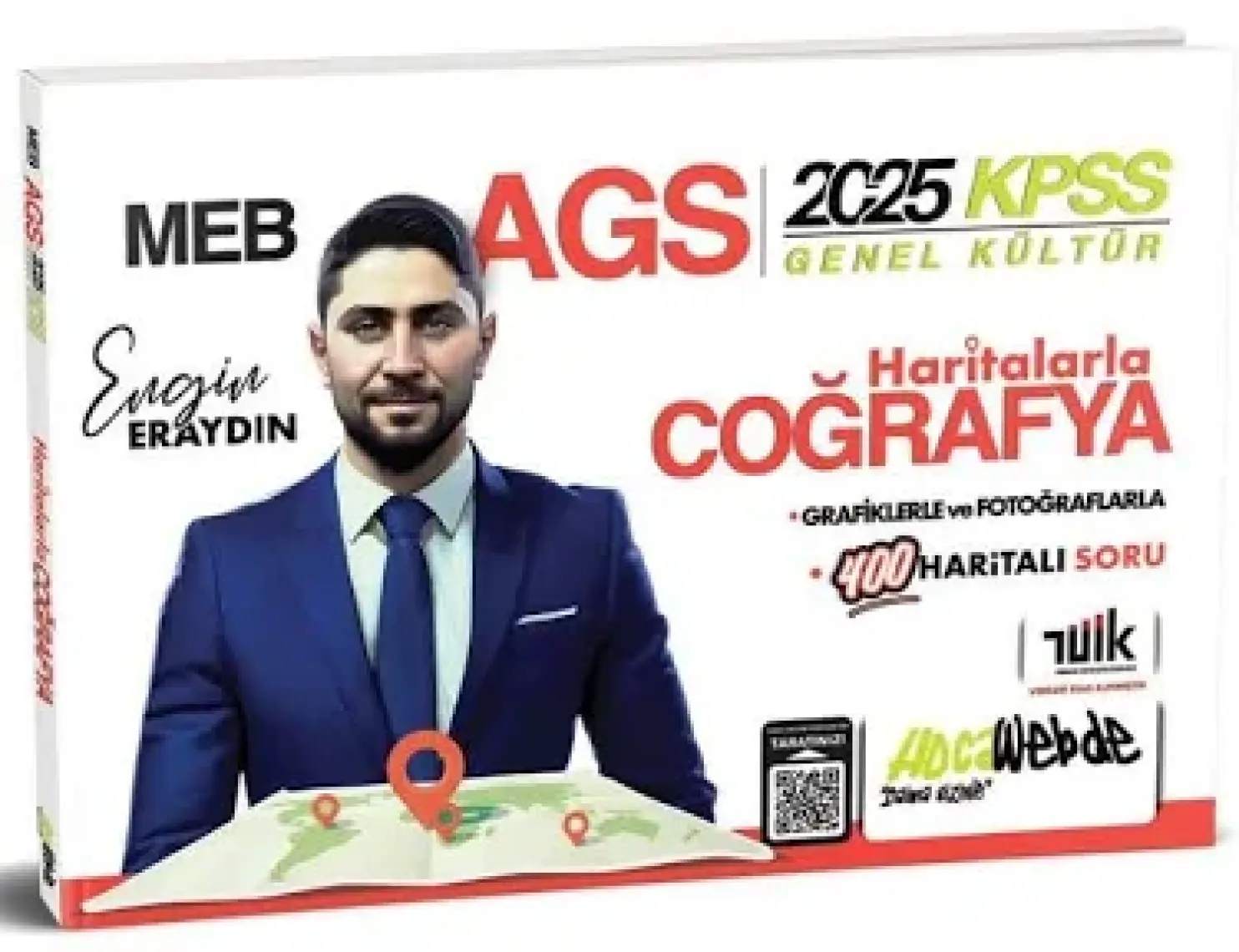 Hocawebde Yayınları 2025 Meb Ags Kpss Haritalarla Türkiye Coğrafya - Engin Eraydın