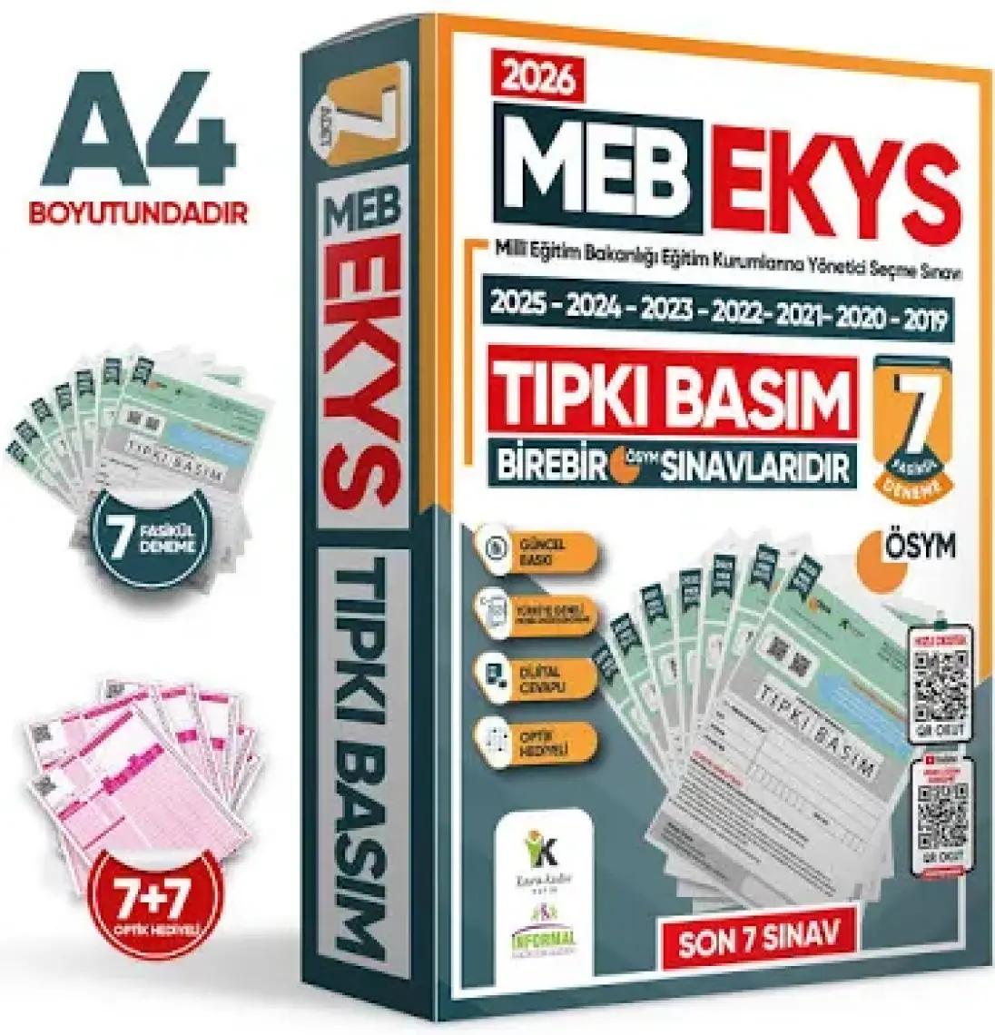 Karakutu Yayınları 2025 MEB EKYS ÖSYM Çıkmış Soru Tıpkı Basım Deneme Paketi 6’lı Türkiye Geneli Soru Kitapçıkları
