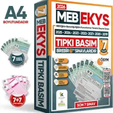 Karakutu Yayınları 2025 MEB EKYS ÖSYM Çıkmış Soru Tıpkı Basım Deneme Paketi 6’lı Türkiye Geneli Soru Kitapçıkları