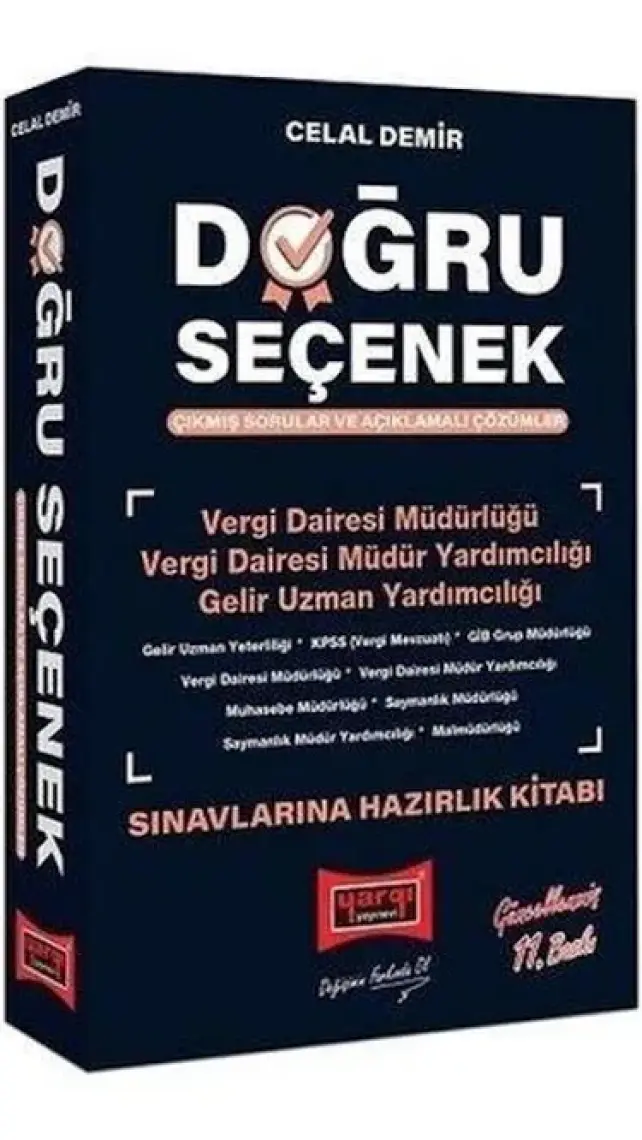 Yargı Yayınevi Doğru Seçenek Çıkmış Sorular ve Açıklamalı Çözümler 11. Baskı
