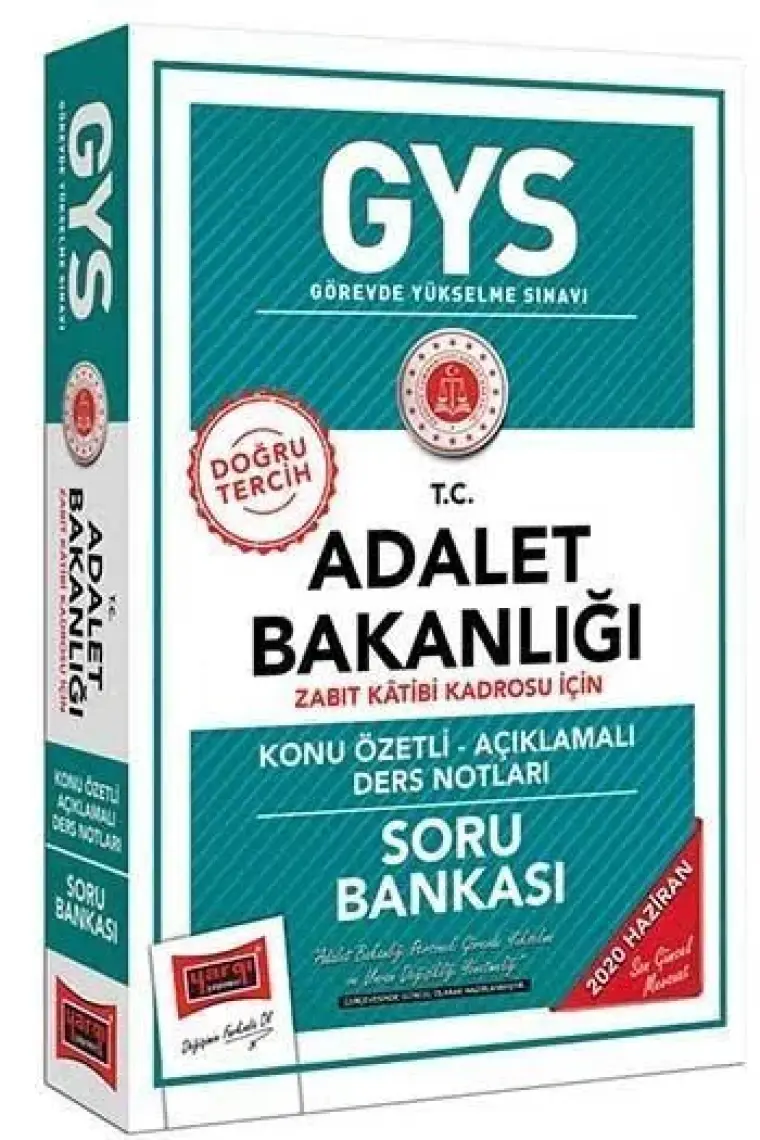 Yargı Yayınevi Doğru Seçenek Çıkmış Sorular ve Açıklamalı Çözümler 11. Baskı