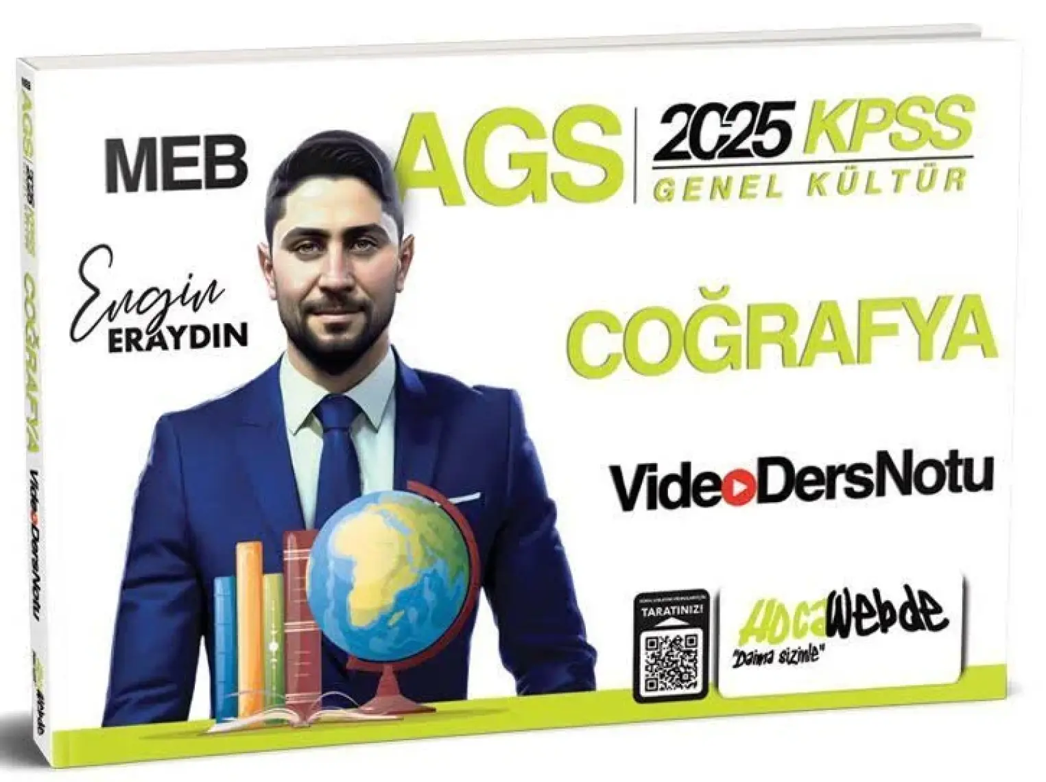 Hocawebde Yayınları 2025 Meb Ags Kpss Türkiye Coğrafyası Video Ders Notu - Engin Eraydın