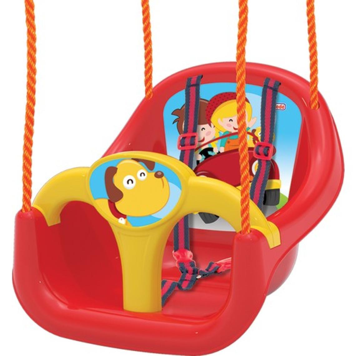 Dede Ayarlanabilir Halatlı Salıncak - 30 kg Kapasite, Yerli Üretim, Bahçe ve Piknik İçin Uygun, 41x31x38 cm, Çocuklar İçin Bahçe Oyuncağı