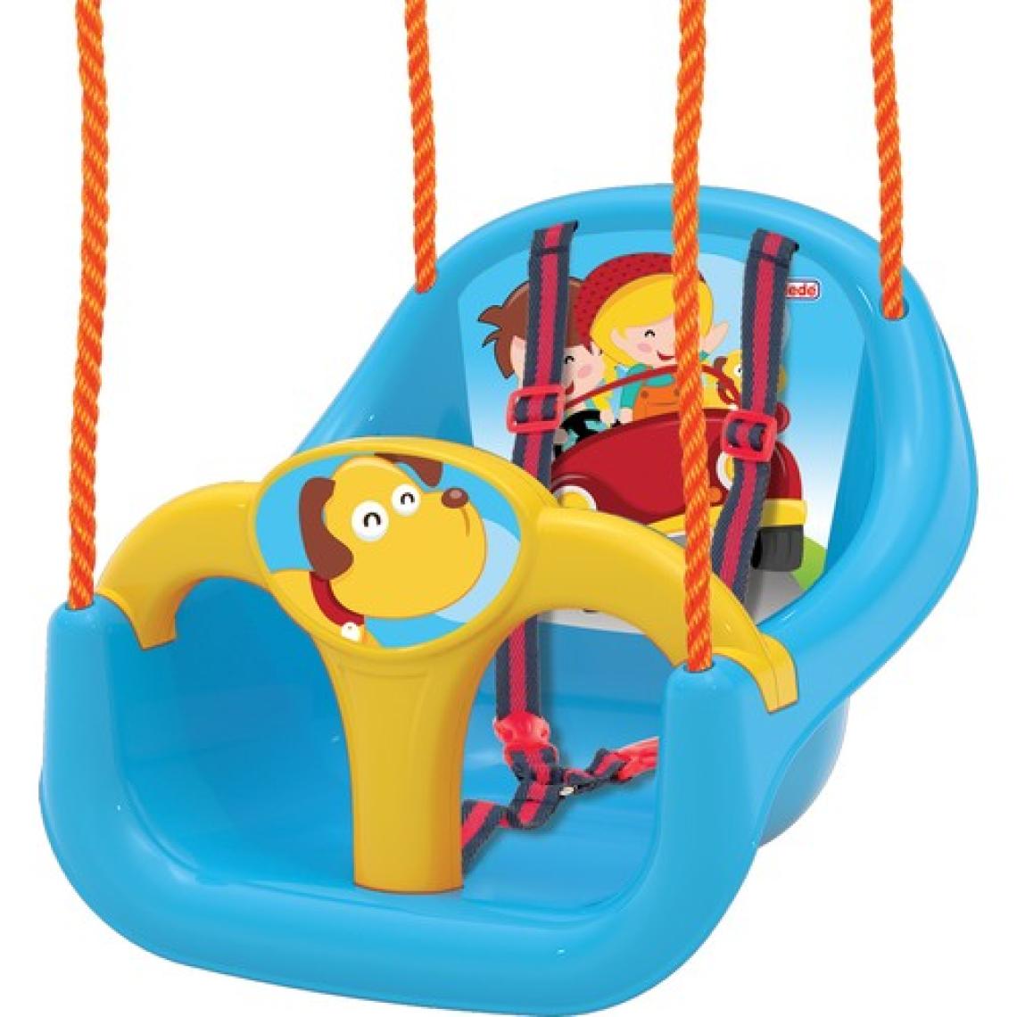 Dede Ayarlanabilir Halatlı Salıncak - 30 kg Kapasite, Yerli Üretim, Bahçe ve Piknik İçin Uygun, 41x31x38 cm, Çocuklar İçin Bahçe Oyuncağı