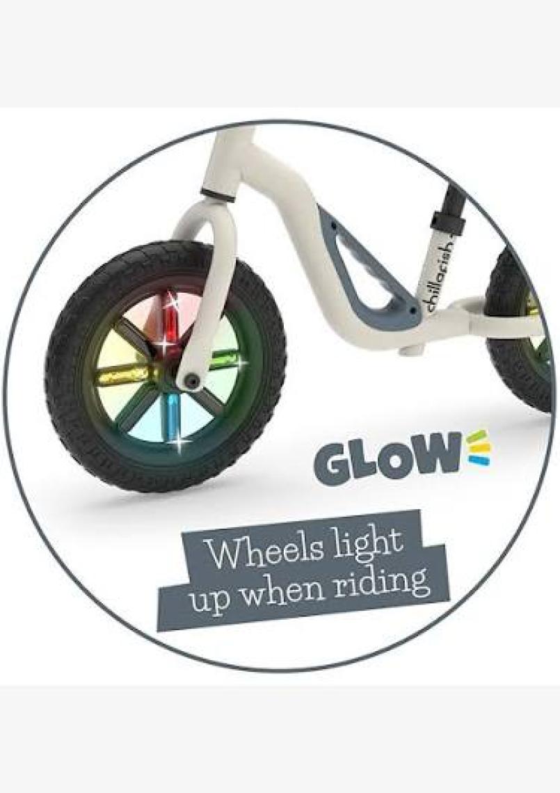 Chillafish Charlie Glow - Işıklı Denge Bisikleti (10 Inç) - Bej